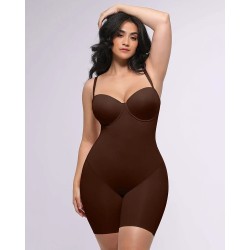 AirSlim® Bodysuit Mid Thigh sans bretelles