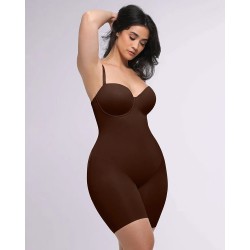 AirSlim® Bodysuit Mid Thigh sans bretelles