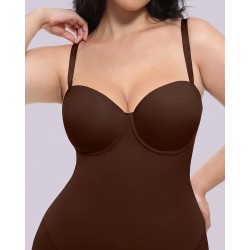 AirSlim® Bodysuit Mid Thigh sans bretelles